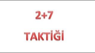 İddaa  2+7 Müthiş Taktik