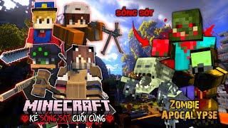 MINECRAFT BUT THE LAST SURVIVAL IN THE ZOMBIE APOCALYPSE WILL WIN