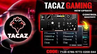 New 2024 TACAZ Sensitivity 2022 & Tacaz new 4 finger control codeTacaz sensitivity code PubgBgmi