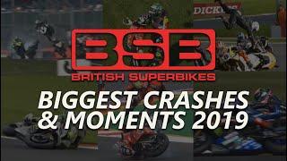 Biggest Crashes & Moments of British Superbikes 2019