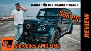 Mercedes AMG G 63 2021 Danke für den KRANKEN Wagen  Fahrbericht  Review  Test  Sound  585 PS