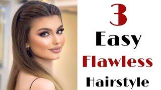 3 simple new open hairstyle - latest new hairstyle  hairstyle for girls  easy hairstyle
