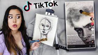 Exploring Tiktoks Art & Drawing Advice... *uhhh drawing with brushes & bleach???*