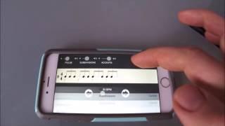Crossbeat v.1.1 great Metronome and rhythm trainer
