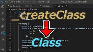 JavaScript Unbabel Tool convert babelized class to pure class