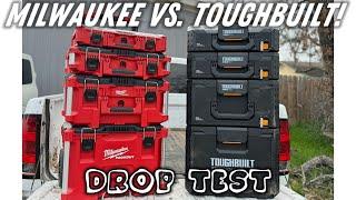 TOUGHBUILT StackTech VS Milwaukee PACKOUT Drop Test