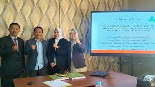 MANAJEMEN STRATEGI ENTERPRENEURSHIP DI PESANTREN  SEMINAR HASIL TESIS UIN KHAS JEMBER