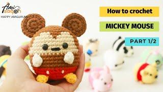 #016  Amigurumi Mickey Mouse Pattern 12  How To Crochet Amigurumi Characters  @AmivuiStudio