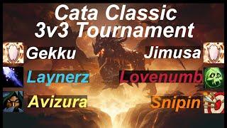 Cata Classic Tournament  EU  RMP vs PHDK  Gekku Laynerz Avizura vs Jimusa Lovenumb Snipin