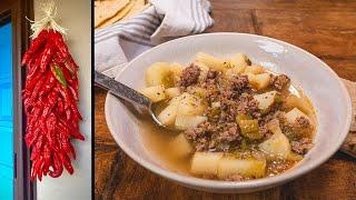 HATCH GREEN CHILE STEW WITH GROUND BEEF Simple Recipe