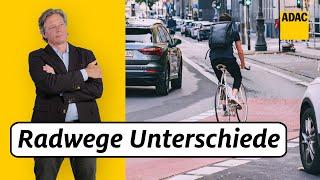 Radweg Radfahrstreifen & Schutzstreifen - Was müssen Radfahrer und Autofahrer beachten?  ADAC