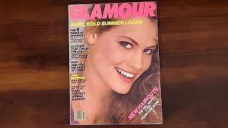 1982 April ASMR Magazine Flip Through Glamour w Carole Kurzin