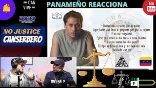 CANSERBERO - NO JUSTICE  PANAMEÑO REACCIONA   #RapVenezolano