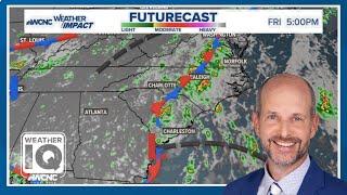 Why is it hard to forecast a stalled front?