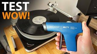 ANTISTATIC TEST  HOW to REMOVE STATIC  Improve Sound Your Tutntable Records
