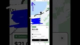 UberEats Driver the MAGIC of DECLINE . Delivery is NOT FREE