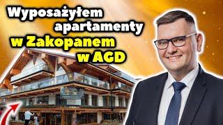 Luksusowe wnętrza z najlepszym AGD. Apartamenty w Zakopanem