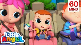 Are We There Yet?  Long Car Rides with Little Angel  Moonbug Kids - Fun Stories and Colors