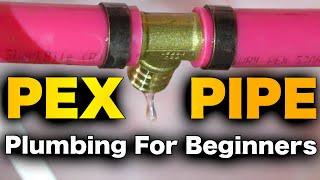 How to Install PEX Pipe Easy DIY Tutorial for Beginners  Step-by-Step Guide