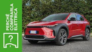 Toyota bZ4X 2023  Perché comprarla elettrica ️e perché no