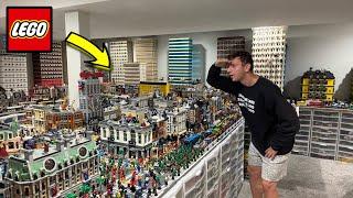 FULL Lego Basement Tour 2024  The MASSIVE Lego City