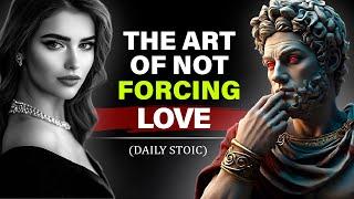 NEVER Beg For LOVE And Have Everything NATURALLY The Art Of Not Forcing Love  Stoicism