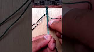 Tutorial #macrame #diy #frindship #hechoamano #pulseradehilo #shortvideo