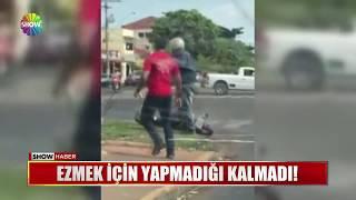 Ezmek için yapmadığı kalmadı