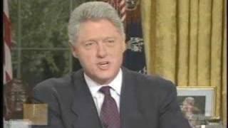 President Bill Clinton - Address on Bosnia