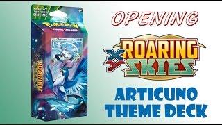 POKEMON Roaring Skies Articuno Theme Deck Opening Video POKEMON UNWRAPPED