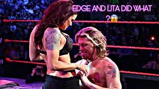 EDGE AND LITA TURNS MONDAY NIGHT RAW INTO REAL LIFE PORN SCENE  *MUST WATCH*