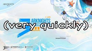 Global 3rd Anniversary Stream in 25 Seconds  Arknights