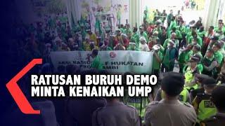 Ratusan Buruh Demo Minta Kenaikan UMP