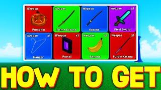 HOW TO GET ALL WEAPONS in MEME SEA ROBLOX