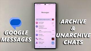 How To Archive And Unarchive Messages In Google Messages