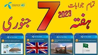 7 January 2023 Questions and Answers  My Telenor Today Questions  Telenor Questions Today Quiz