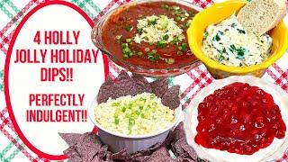 HOLLY JOLLY HOLIDAY DIPS  PERFECT PARTY PLEASERS