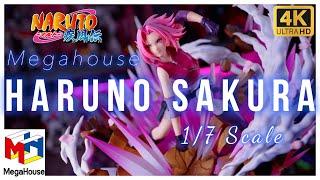 Megahosue Naruto Shippuden Naruto GALS DX Haruno Sakura 17 Scale Anime Figure Unboxing Review