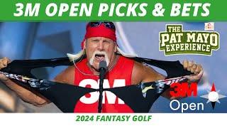 2024 3M Open Picks Bets One and Done  British Open Recap 2024 Best Major Rankings  Golf Picks