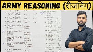 . Army Agniveer reasoning Class.  Imp reasoning questions #armyoriginalpaper #armyexam #reasoning