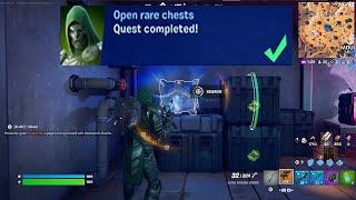 How to EASILY Open rare chests in Fortnite locations Quest