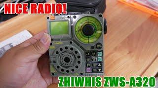 4万再生 ZHIWHISの新作多機能#短波ラジオ  ZWS-A320 発売前最速レビュー