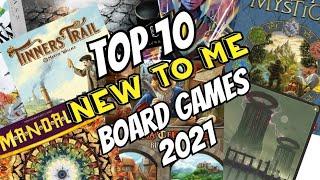 Top 10 New to Me Board Games 2021 - Chairman of the Board