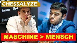 Der Engine-Balken flippt aus  Duda vs Erigaisi  Speed Chess Championship 2024 chesscom