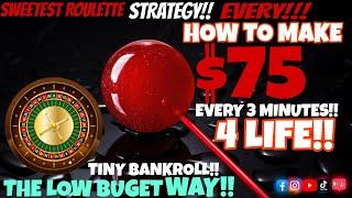LET ME SHOW U HOW TO MAKE $75 EVERY 3 MINUTES OFF A  TINY BANKROLL FOR ALL THE LOW ROLLER  PLAYERS