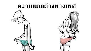 ความแตกต่างทางเพศของชายและหญิง