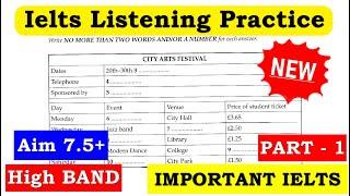 Ielts Listening Practice Test 2024 With Answers  Part - 1 
