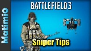 Battlefield 3 Sniper Tips - MAV Tactics Recon GameplayCommentary