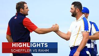 Jon Rahm vs Scottie Scheffler  Extended Highlights  2020 Ryder Cup