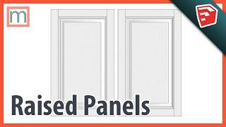 How to make raised panel doors in SketchUp